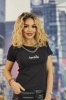U843-1 Tricou casual cu imprimeu text, L/XL, M, M/L, S/M