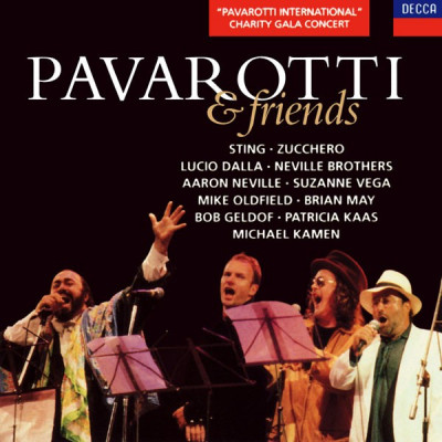CD Luciano Pavarotti &amp;lrm;&amp;ndash; Pavarotti &amp;amp; Friends, original foto