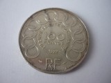 100 FRANCI 1992 ARGINT *****, Europa