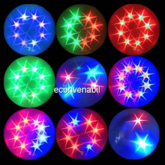 Glob Luminos de Craciun 20cm cu LED RGB si Jocuri Lumini 220V foto