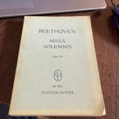 Beethoven Missa Solemnis Opus 123 (partitura)