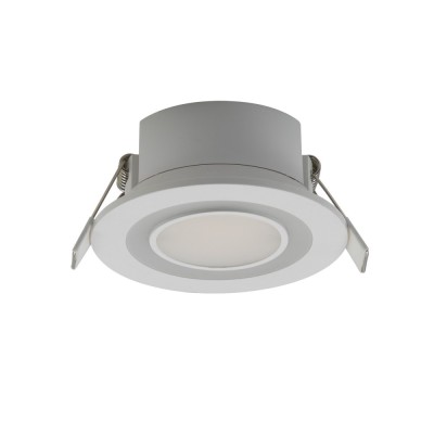 Spot LED incastrat PT 06 70401, 5W, lumina RGB / calda, alb foto