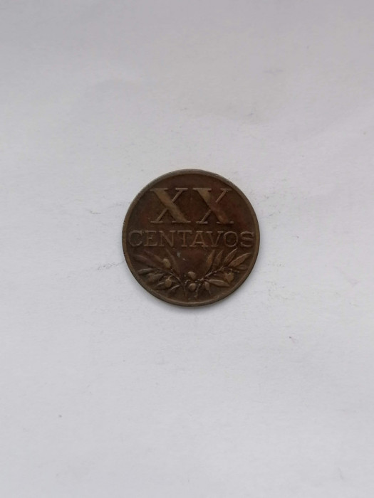 XX 20 centavos 1956 portugalia