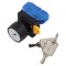 Comutator cu cheie negru 22mm 2 POZITIONARI NO - Comutator cu cheie negru 22mm 2 POZITIONARI NO