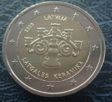 LETONIA moneda 2 euro comemorativa 2020 - Ceramica Latgaliană, UNC, Europa, Cupru-Nichel