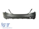 Bumper AMG spate potrivit pentru Mercedes E-Class W213 sedan 2016-2020, cu deschideri pentru senzorii de parcare Performance AutoTuning