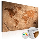 Cumpara ieftin Tablou din plută - Paper Map [Cork Map] 120x80 cm