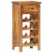 vidaXL Dulap sticle de vin, 40x30x80 cm, lemn masiv de acacia 287482