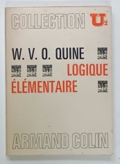 LOGIQUE ELEMENTAIRE par WILLARD VAN ORMAN QUINE , 1972 foto