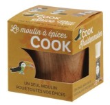 Rasnita Condimente Cook din Lemn, Compatibila cu Recipiente 100ml