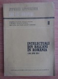 Intelectuali din Balcani in Romania