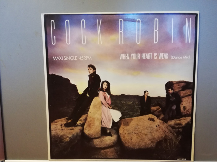 Cock Robin &ndash; When Your Heart Is &hellip; ( 1985/CBS/Holland) - Maxi Single/Vinil/NM+