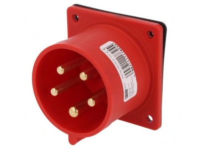 Conector alimentare AC trifazat 32A 400VAC IP44 foto