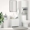 vidaXL Dulap de baie, alb extralucios, 60x33x61 cm, lemn prelucrat