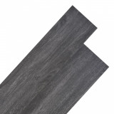 Placi de pardoseala, negru, 4,46 m&sup2;, 3 mm, PVC GartenMobel Dekor, vidaXL