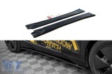 Adaugiri Maxton Design potrivite pentru pragurile BMW i3 2017-2022, lac negru Performance AutoTuning