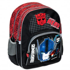 Rucsac Transformers Starpak, aplicatii reflectorizante, negru foto