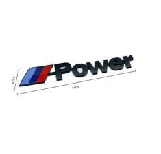 emblema auto metal pentru BMW M power sport adeziv profesional inclus