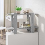 VidaXL Bibliotecă/Separator cameră, gri sonoma, 80x30x51 cm