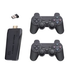 Set Consola gaming 4K retro 2x controller wireless dual 2,4G, stick jocuri video plug-and-play, HDMI, USB