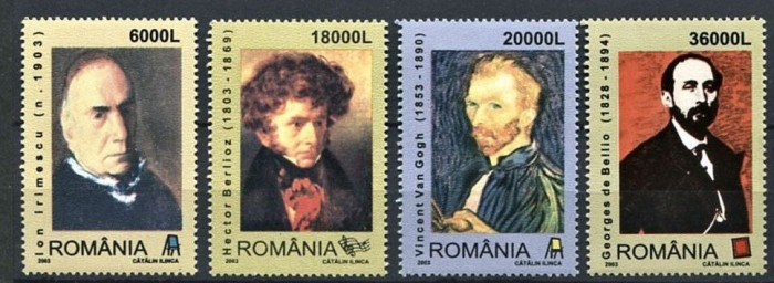 C3143 - Romania 2003 - Celebritati 4v.neuzat,perfecta stare