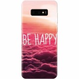 Husa silicon pentru Samsung Galaxy S10 Lite, Be Happy Puffy Clouds