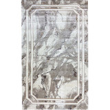 Covor DOMINO PLUS DS04A, polipropilena/poliester, bej/maro, 60 x 100 cm, Dreptunghi