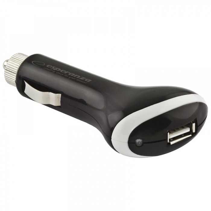 Adaptor bricheta auto usb, indicator led, universal, esperanza MultiMark GlobalProd