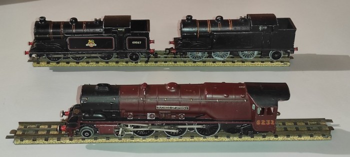 3 locomotive pt. trenulet electric / de colectie scara Ho - 16.5 mm HORNBY DUBLO &ndash; MECCANO ( perioada anilor 1960 ) full metal