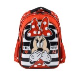 Ghiozdan cu 2 compartimente, Minnie Mouse, Love