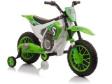 Motocicleta electrica XMX616, verde, Lean 9012
