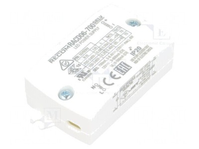 Alimentator LED 20W 2-40VDC 500mA IP20 foto