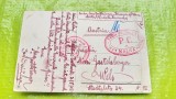 G582-CP-Prizonier de Razboi austriac Malta 1915-Ștampila speciala stanga: Cenzurat pt. Austria- Ungaria. Dreapta: Gratuit de la Prizonieii de Razboi.