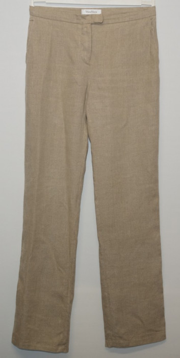 Pantaloni din in Max Mara marimea 44