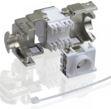 Keystone modular Value Cat.6a RJ-45 ecranat, 26.99.0366