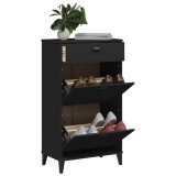 Pantofar &bdquo;VIKEN&rdquo;, negru, lemn prelucrat