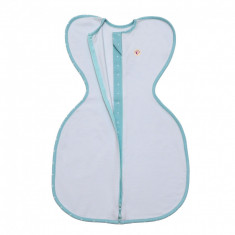 Sac de dormit nou-nascut Swaddle First Sleep Coral Blue 60 cm