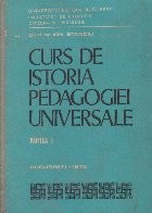 Curs de istoria pedagogiei universale, Partea I foto