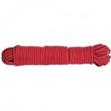 Sfoara pentru rufe Strend Pro Cloth-Line 20 m/4 mm, rosie, PVC