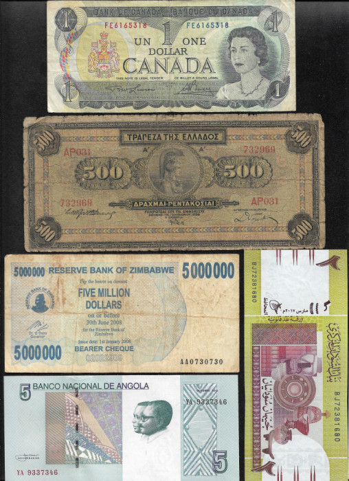 Set #33 15 bancnote de colectie (cele din imagini)
