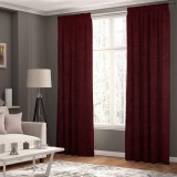 Draperie tip tesatura in cu rejansa din bumbac tip fagure, Madison, 150x260 cm, densitate 700 g/ml, Cammeo, 1 buc