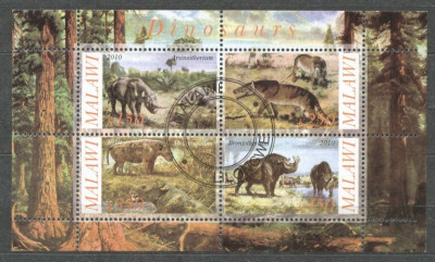 Malawi 2010 Dinosaurs, perf.sheetlet, used T.005 foto
