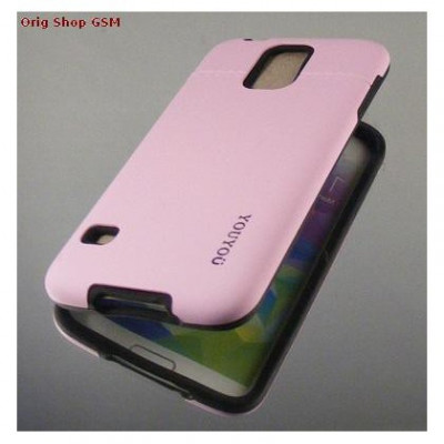 Husa Capac Plastic YOUYOU Samsung G920 Galaxy S6 Light Pink foto