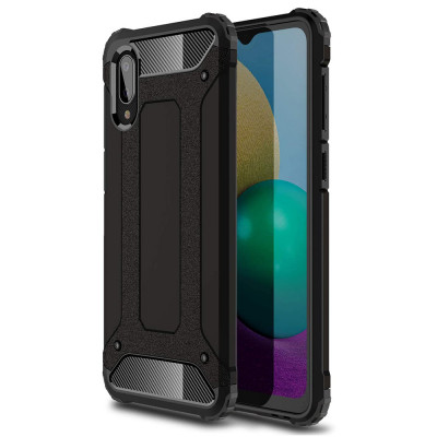 Husa Techsuit Hybrid Armor Samsung Galaxy A02 / M02 Negru foto