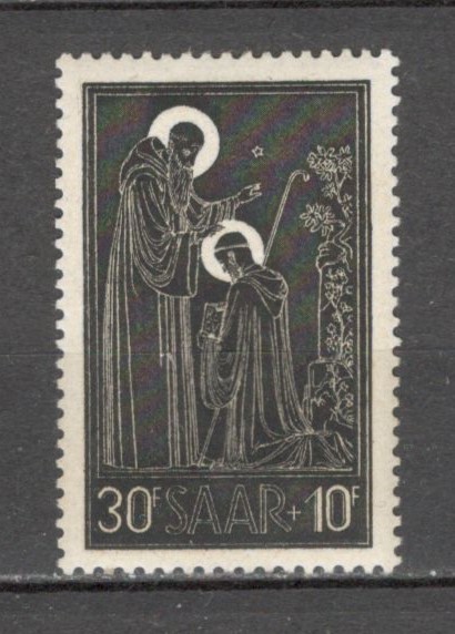 Saarland.1953 Abatia Benedictina Tholey-Fresca SS.529