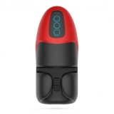 Masturbator Crushious Pancho Reincarcabil cu Presiune, 10 Moduri Vibratii, Silicon+ABS, USB, 16.5 cm