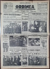 Ziarul Ordinea nr.2032/1939 foto