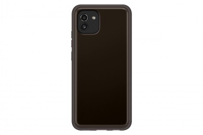 HUSA Smartphone Samsung, pt Galaxy A03, tip back cover (protectie spate), TPU, ultrasubtire, negru, &amp;quot;EF-QA036TBEGEU&amp;quot; foto