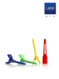 Clipsuri colorate par 4.5 cm&ndash; set 100 bucăți