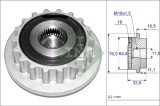 INA 535 0118 10 Sistem roata libera, generator